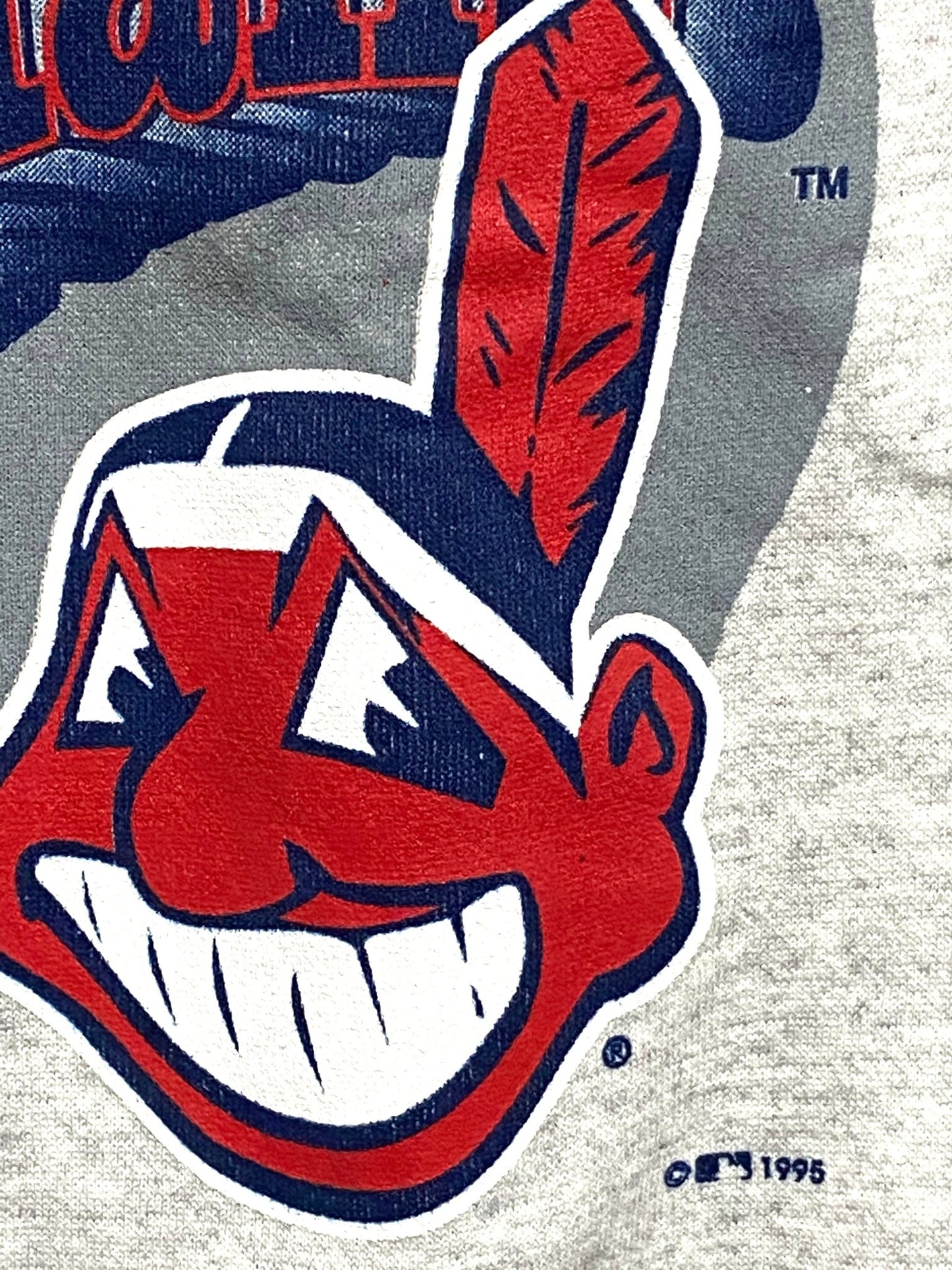 Cleveland Indians Vintage 1995 MLB Youth "Ball" NOS Sweatshirt