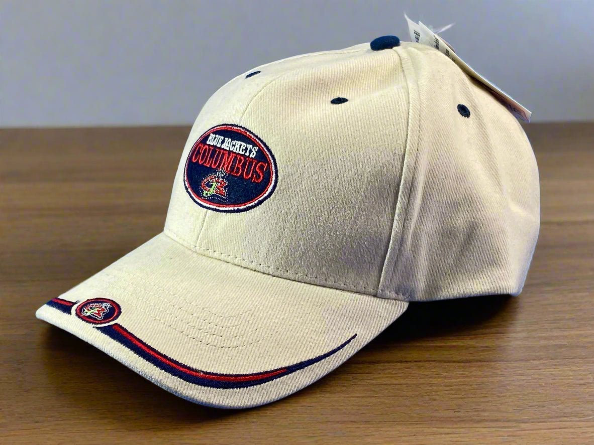 Columbus Blue Jackets NHL Vintage 2000 Structured "Stache" NOS Cap