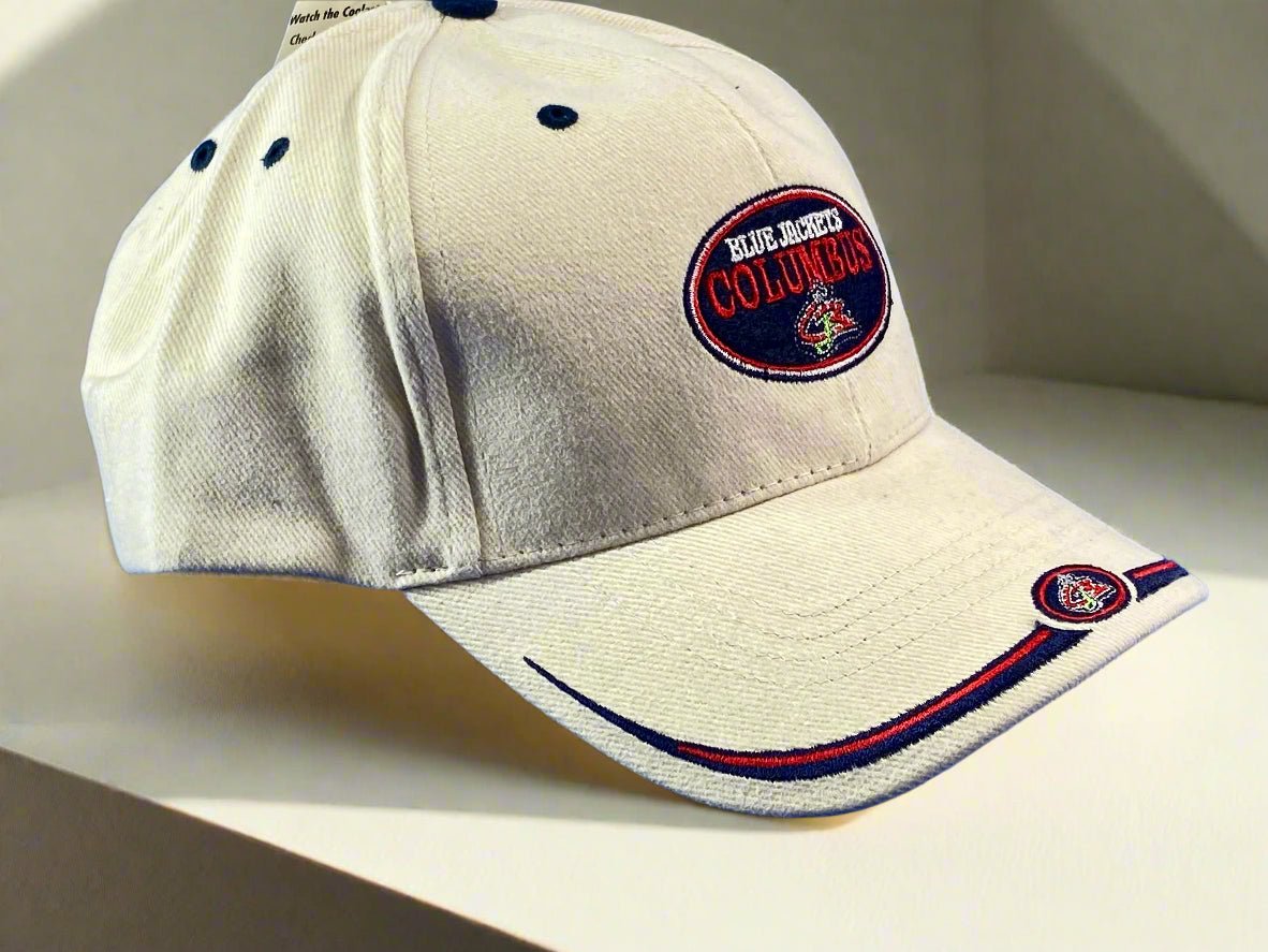Columbus Blue Jackets NHL Vintage 2000 Structured "Stache" NOS Cap