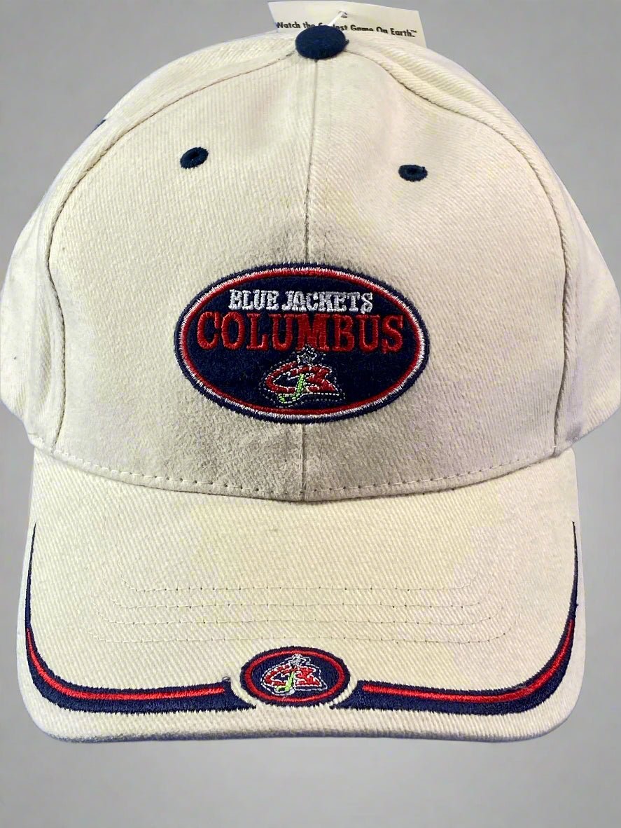 Columbus Blue Jackets NHL Vintage 2000 Structured "Stache" NOS Cap