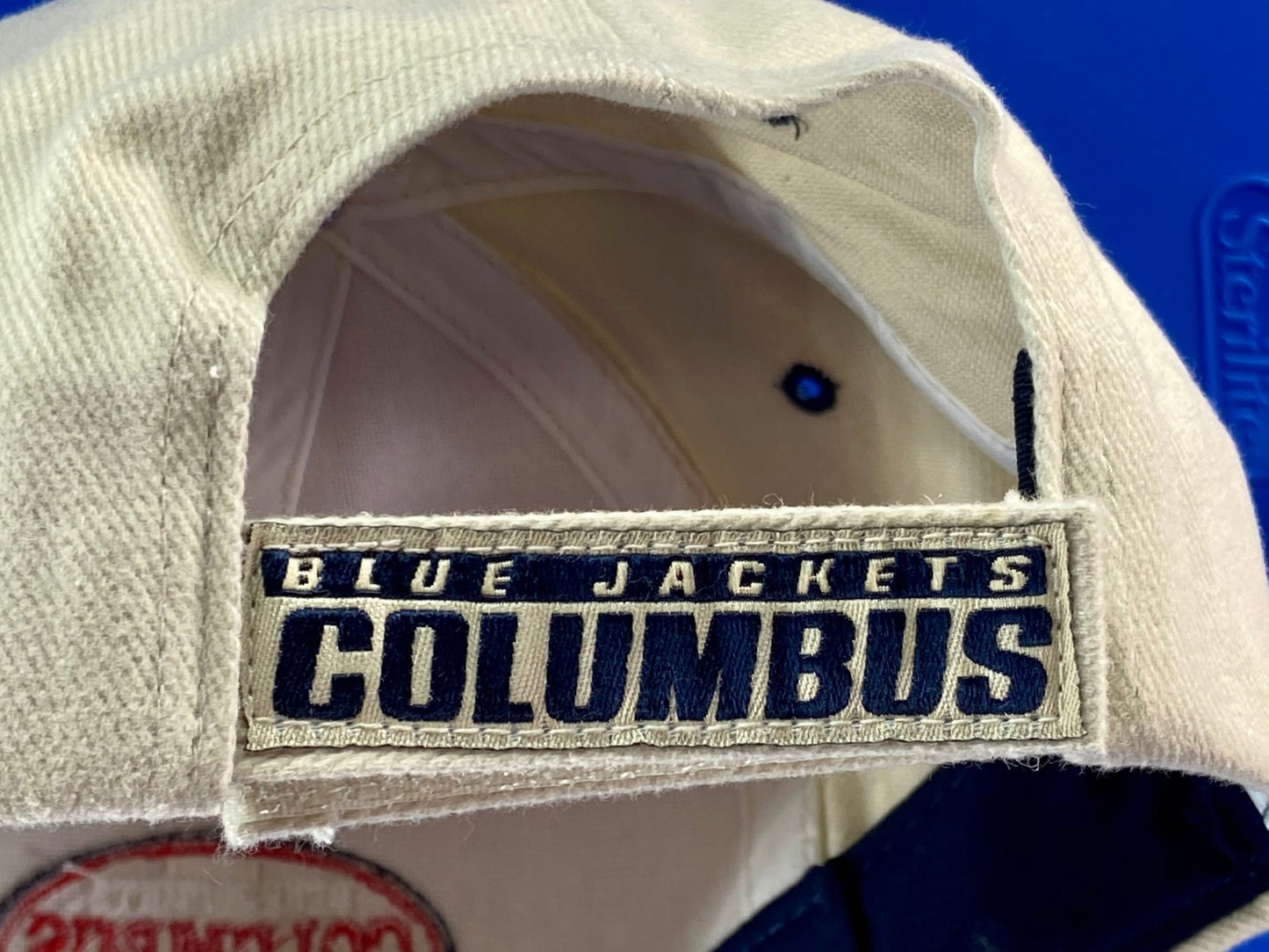 Columbus Blue Jackets NHL Vintage 2000 Structured "Stache" NOS Cap