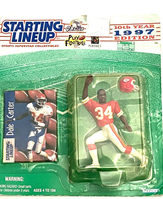 Dale Carter 1997 Kansas City Chiefs NFL Starting Lineup NOS Figurine