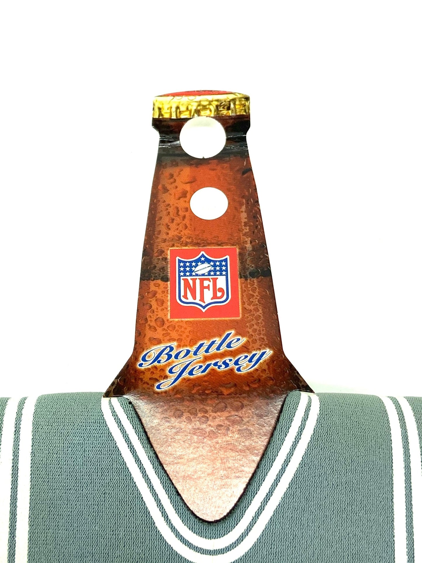 Detroit Lions NFL Old Logo Bottle NOS Jersey Insulator