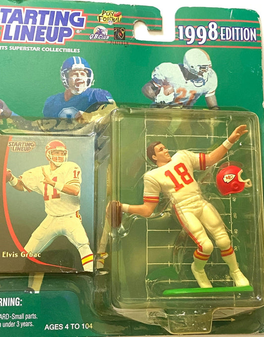 Elvis Grbac 1998 NFL Kansas City Chiefs Starting Lineup NOS Figurine