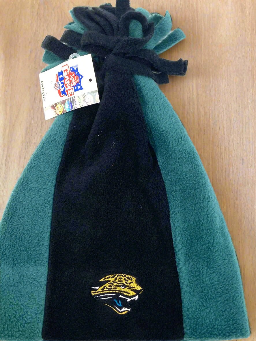 Jacksonville Jaguars Vintage NFL Green Cuffless Fleece NOS Tassel Hat
