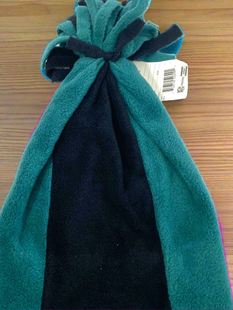 Jacksonville Jaguars Vintage NFL Green Cuffless Fleece NOS Tassel Hat