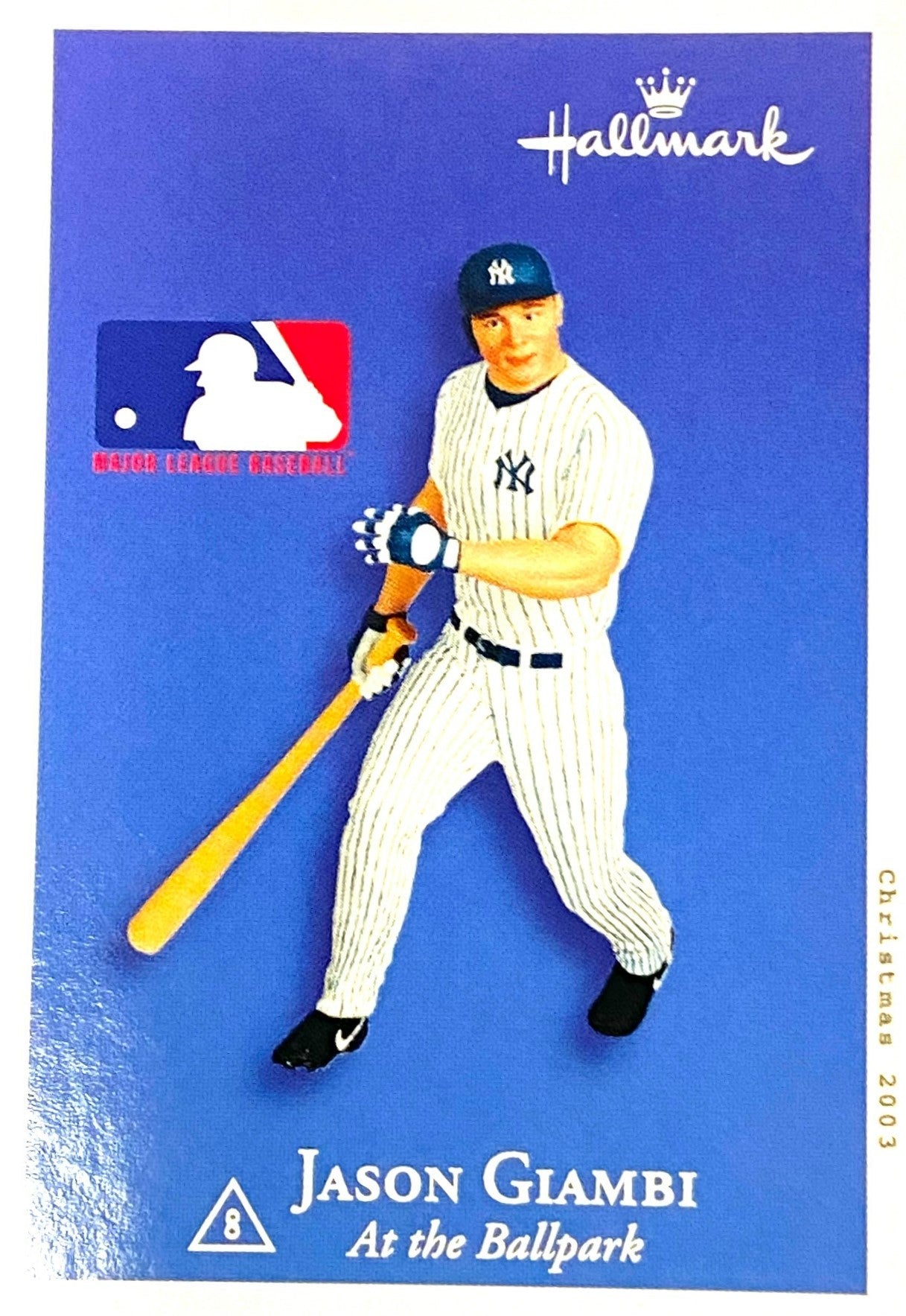 Jason Giambi 2003 MLB New York Yankees Used Ornament