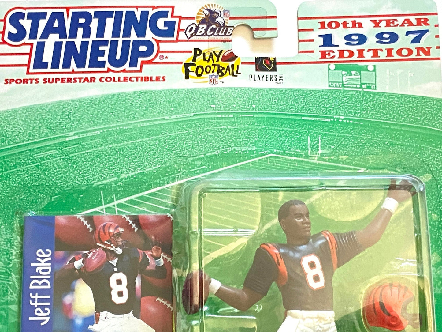 Jeff Blake 1997 NFL Cincinnati Bengals Starting Lineup NOS Figurine