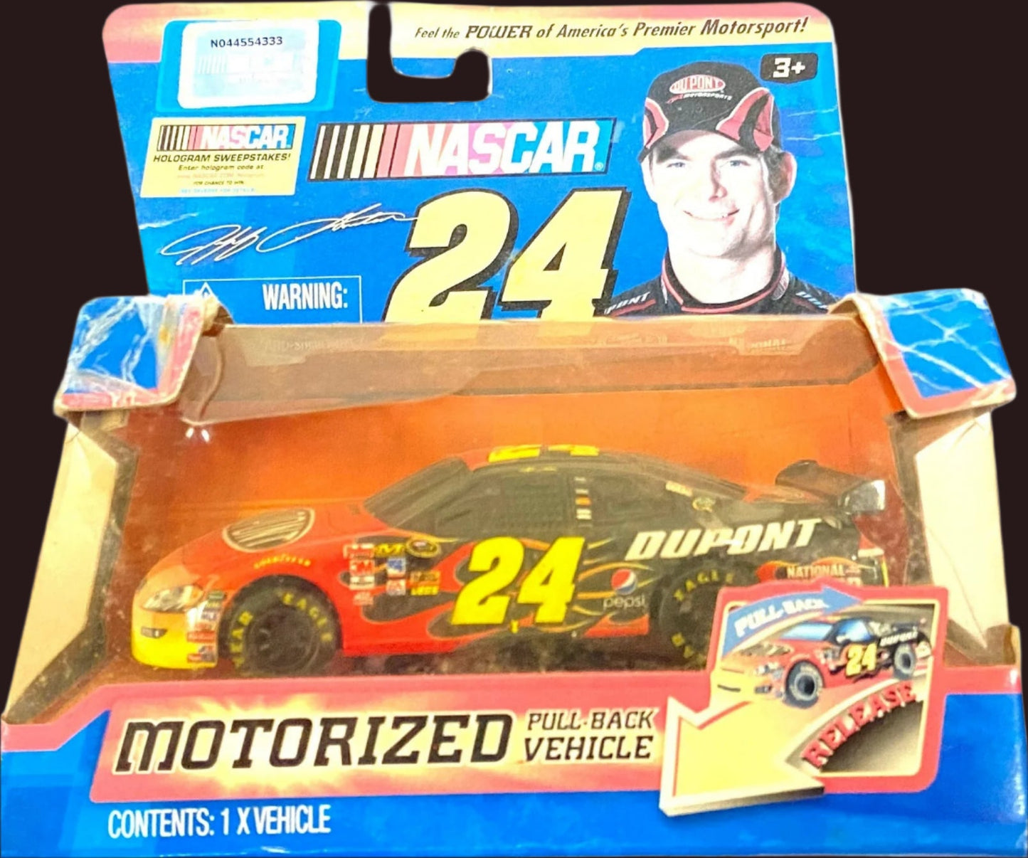 Jeff Gordon #24  NASCAR 2010 Motorized 1:43 Used Pull-Back Vehicle