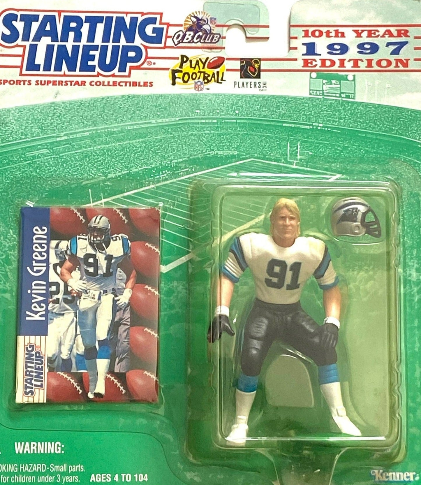 Kevin Greene 1997 Carolina Panthers NFL Starting Lineup NOS Figurine