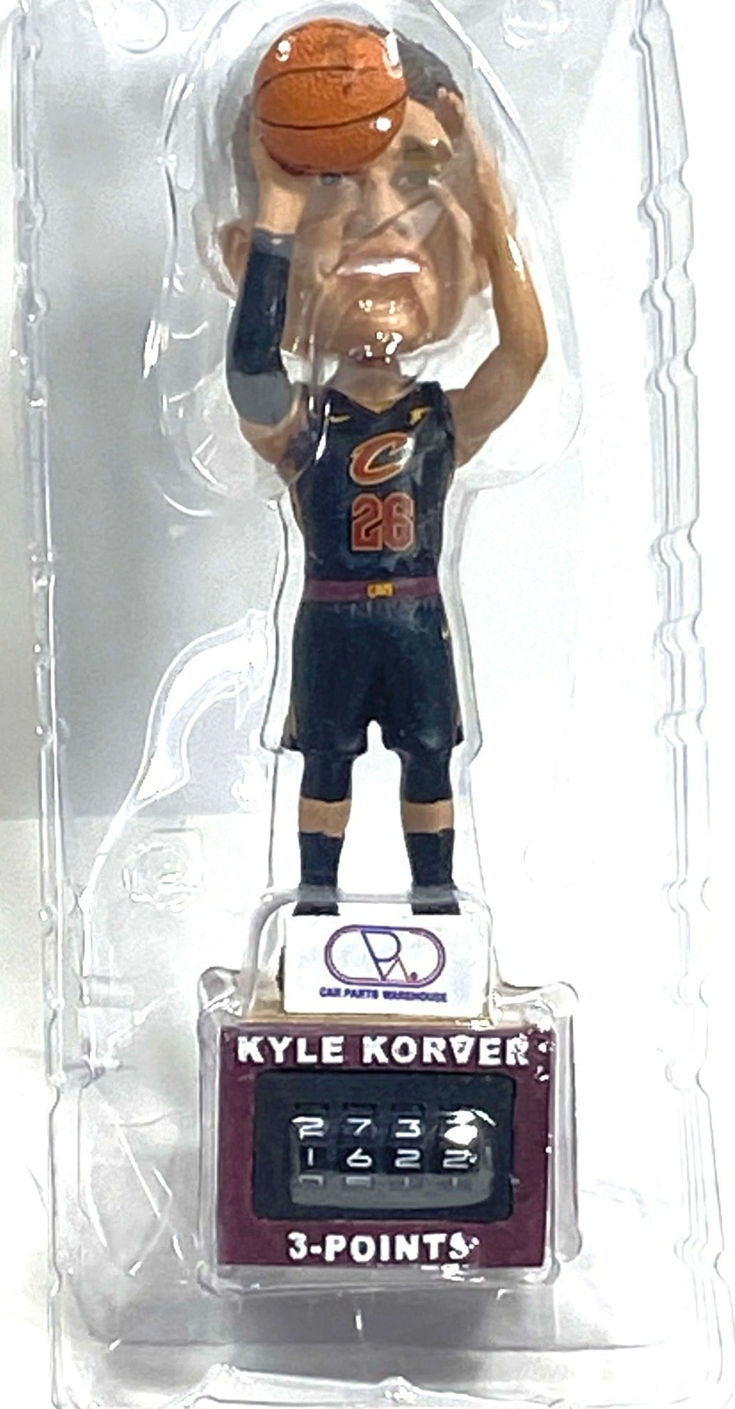 Kyle Korver 2018 NBA Cleveland Cavaliers "Korver Kounter" Used Bobblehead
