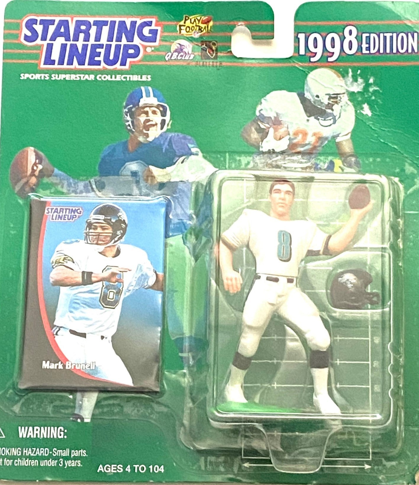 Mark Brunell 1998 NFL Jacksonville Jaguars NOS Starting Lineup Figurine
