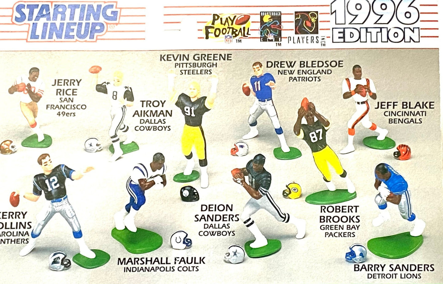 Mark Carrier 1996 NFL Carolina Panthers Starting Lineup NOS Figurine