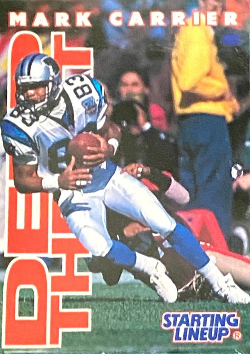 Mark Carrier 1996 NFL Carolina Panthers Starting Lineup NOS Figurine