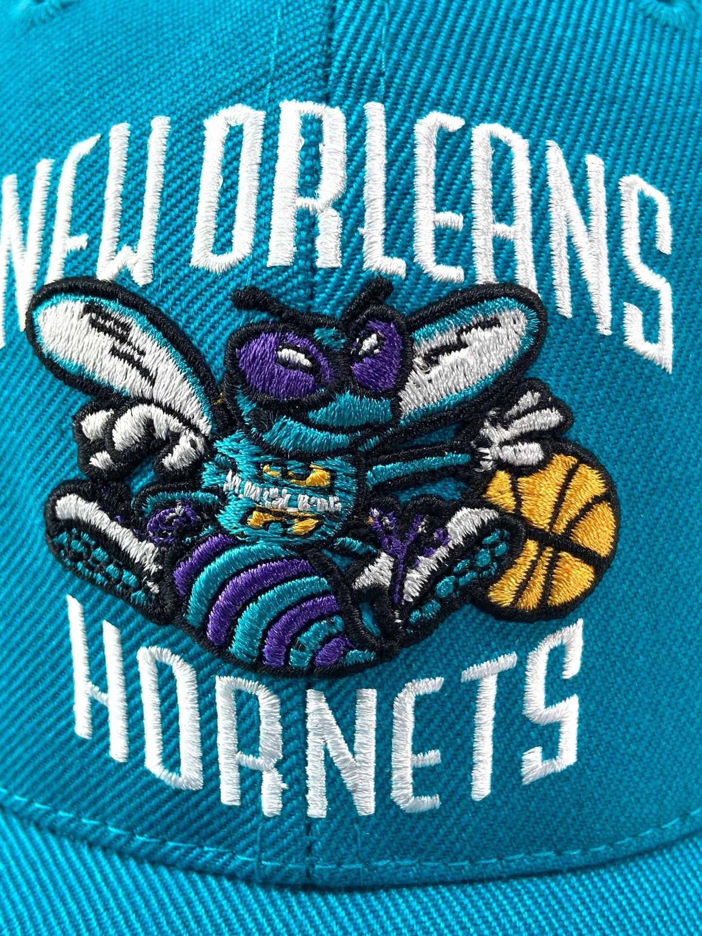 New Orleans Hornets 2007 NBA 20% Wool Turquoise NOS Adjustable Cap