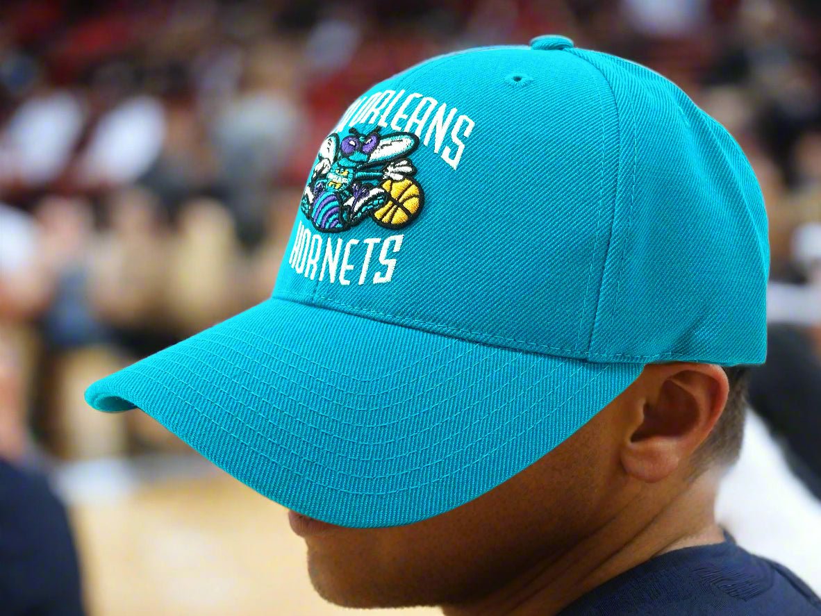 New Orleans Hornets 2007 NBA 20% Wool Turquoise NOS Adjustable Cap