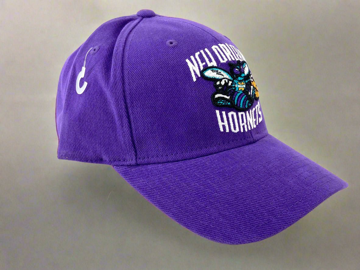 New Orleans Hornets 2007 NBA Purple Cotton NOS Logo Cap