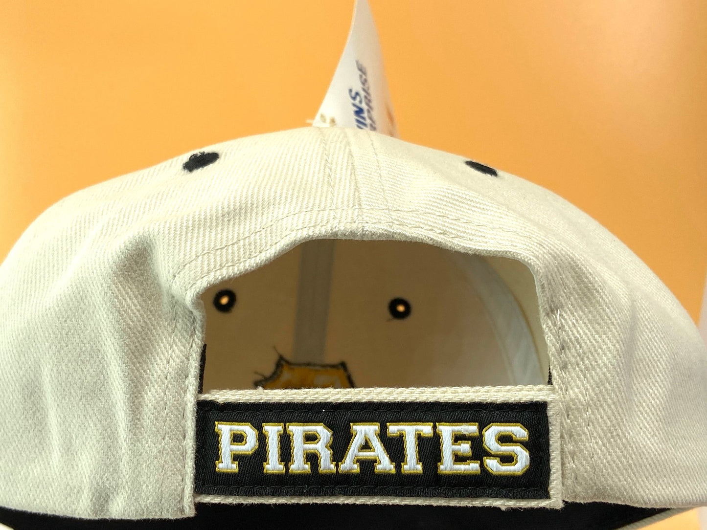 Pittsburgh Pirates NOS Vintage MLB Beige "Stache" Cap