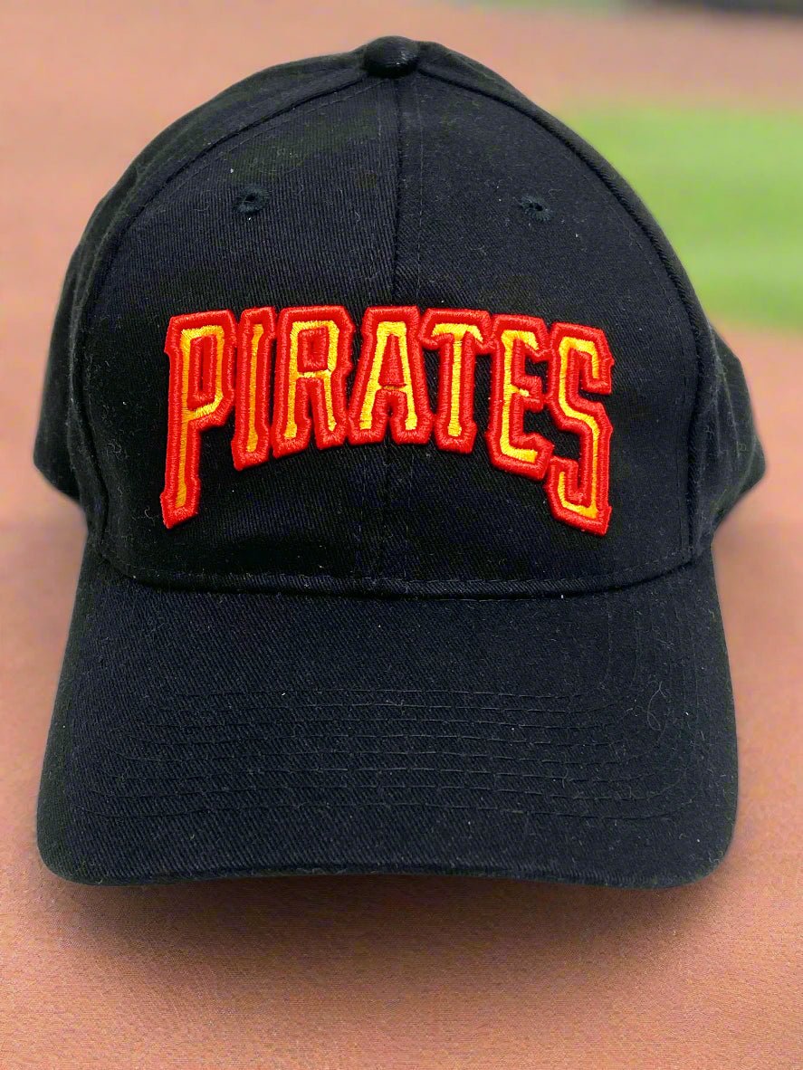 Pittsburgh Pirates NOS Vintage MLB Black Cotton Cap