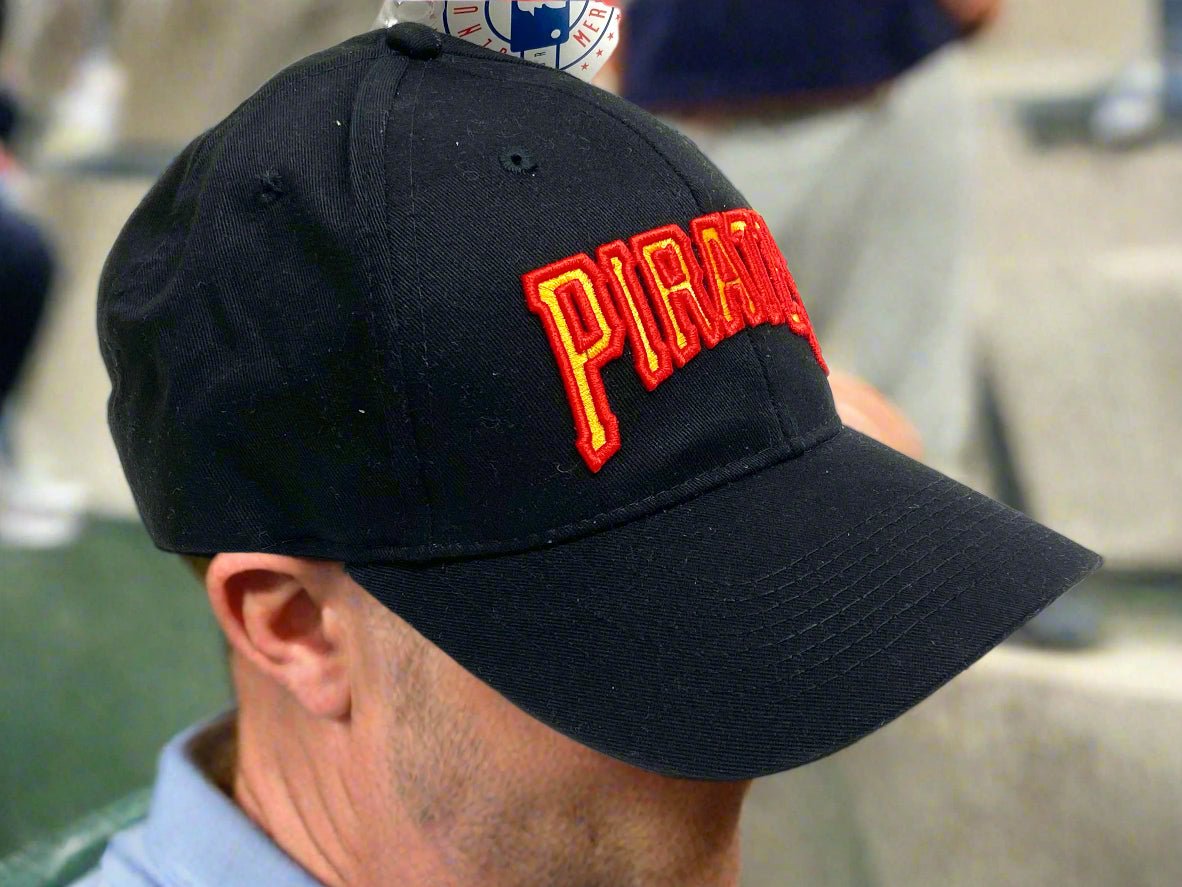 Pittsburgh Pirates NOS Vintage MLB Black Cotton Cap