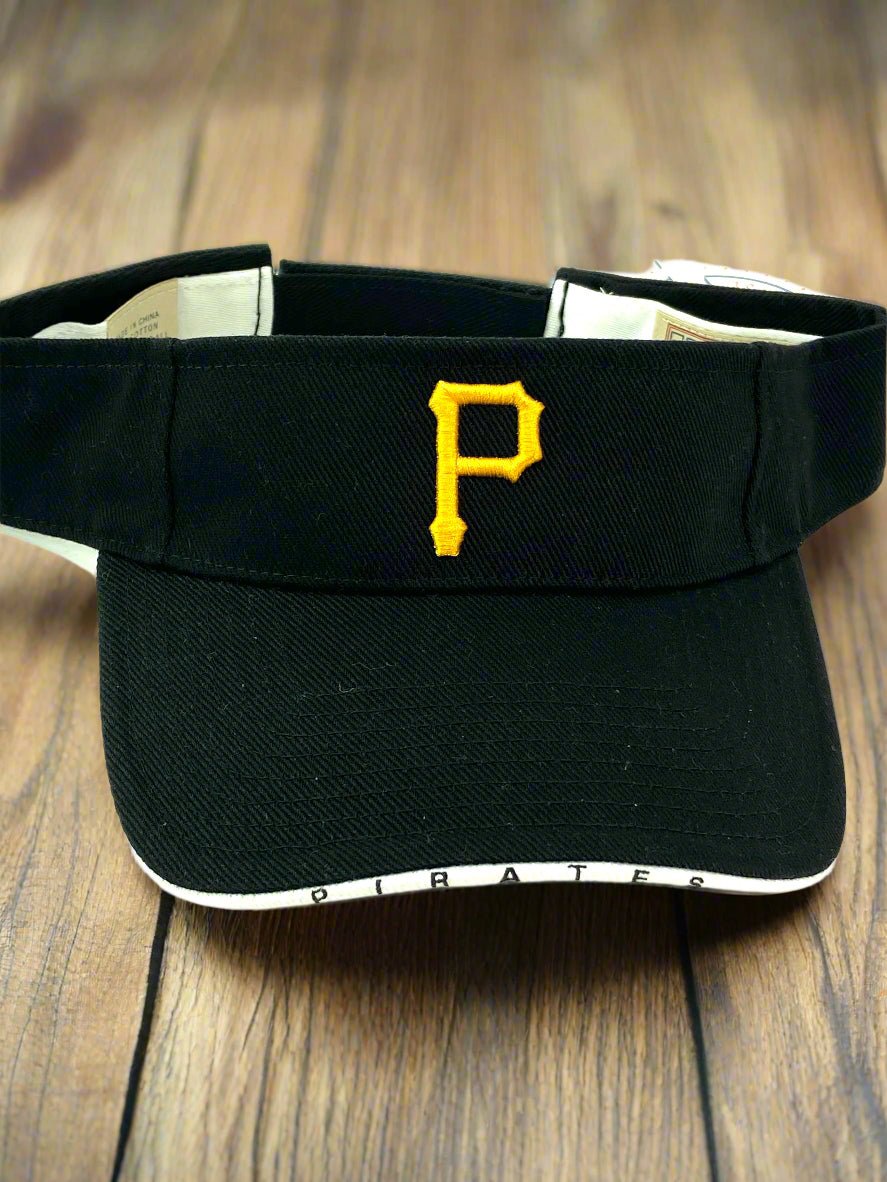 Pittsburgh Pirates NOS Vintage Late '90s MLB "Bones" Visor