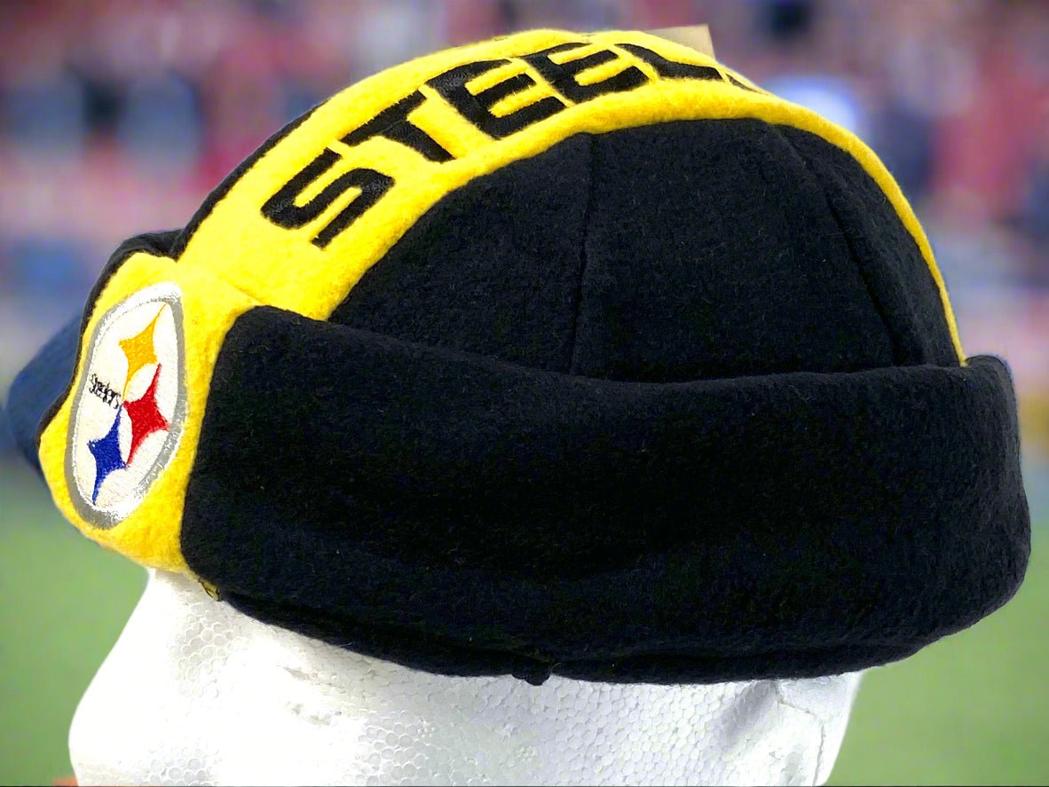 Pittsburgh Steelers NFL Fleece "Jughead" Style NOS Beanie