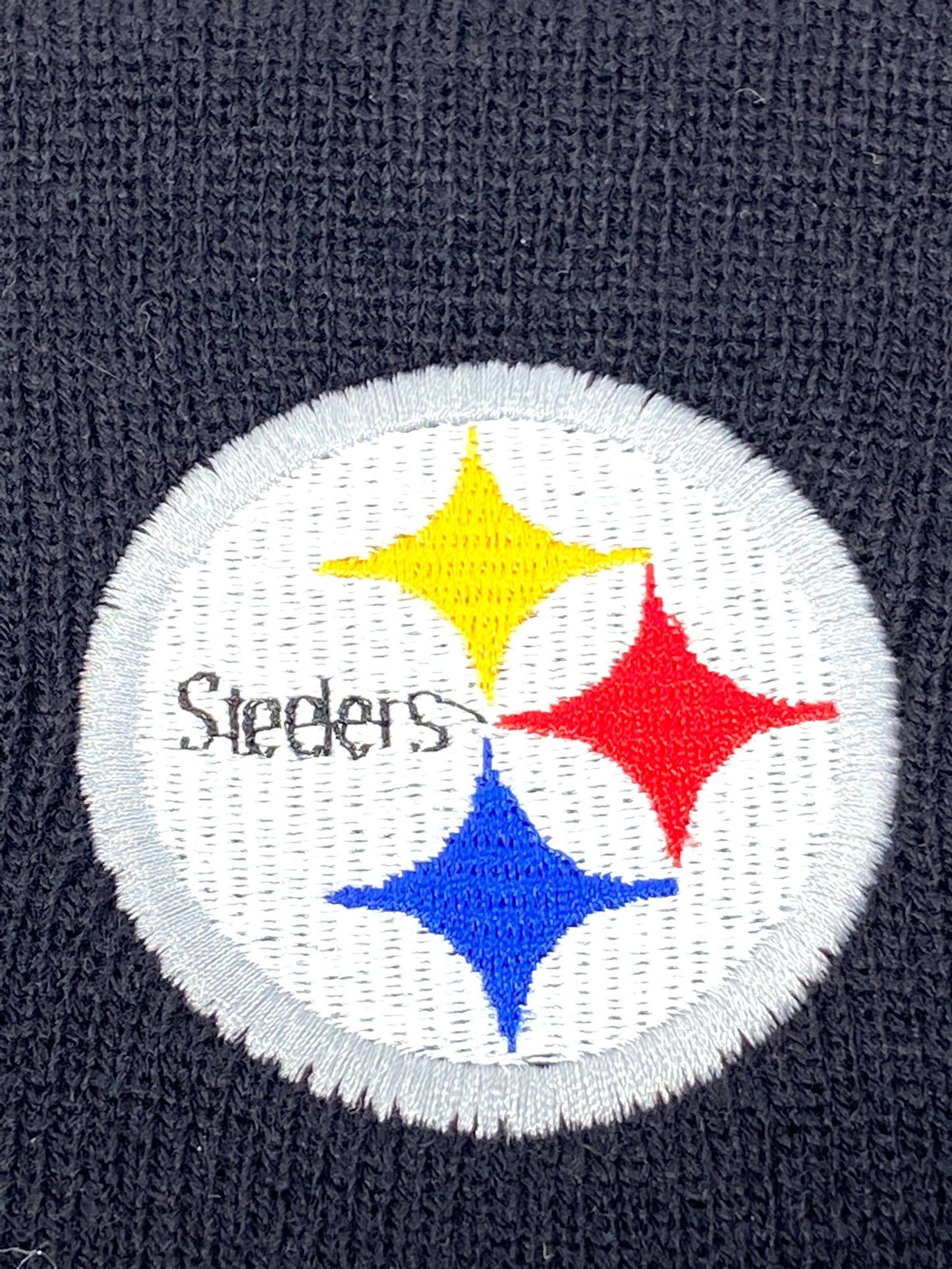 Pittsburgh Steelers Vintage NFL Black Knit NOS Cuffed Hat