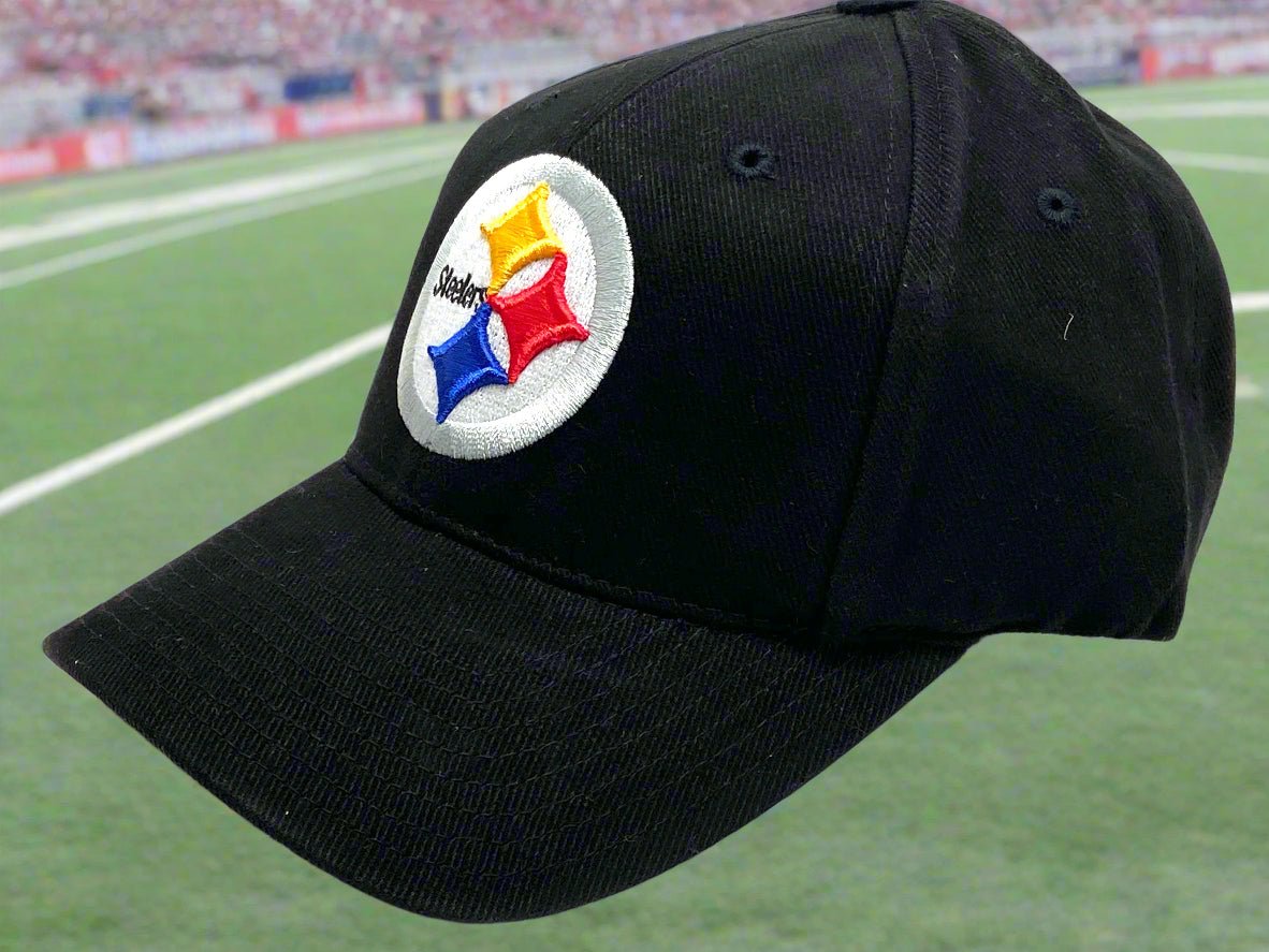Pittsburgh Steelers Vintage NOS Adult NFL Black Logo Cap