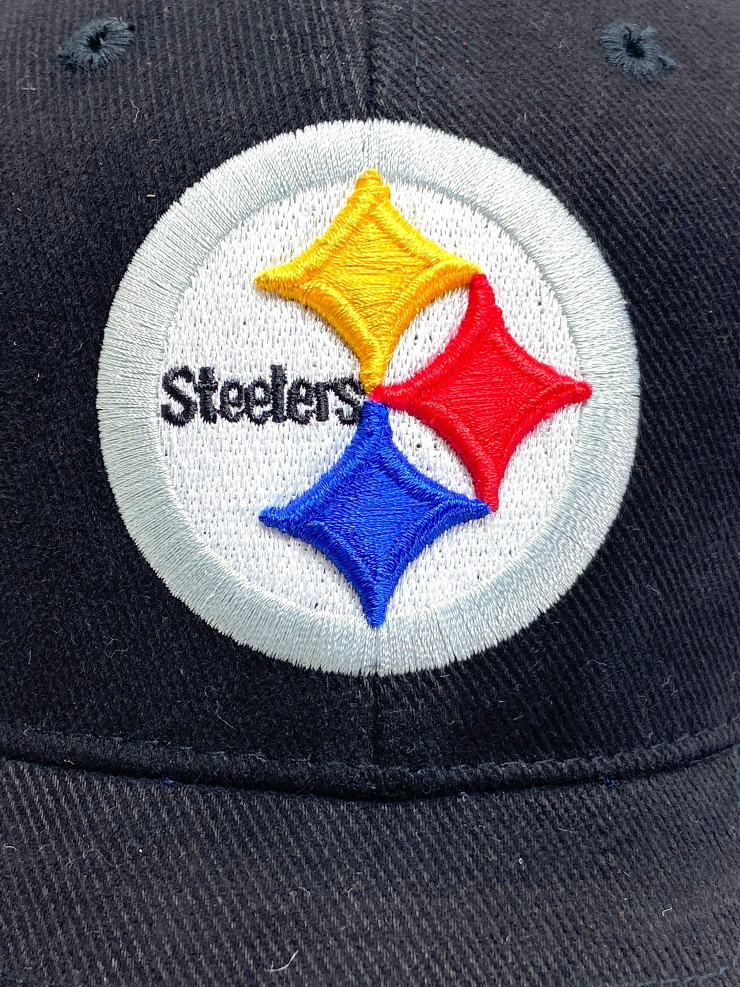 Pittsburgh Steelers Vintage NOS Adult NFL Black Logo Cap