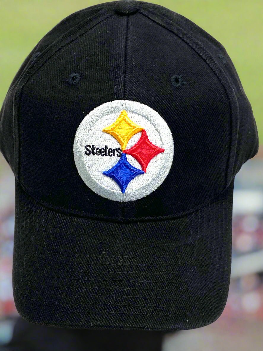 Pittsburgh Steelers Vintage NOS Adult NFL Black Logo Cap