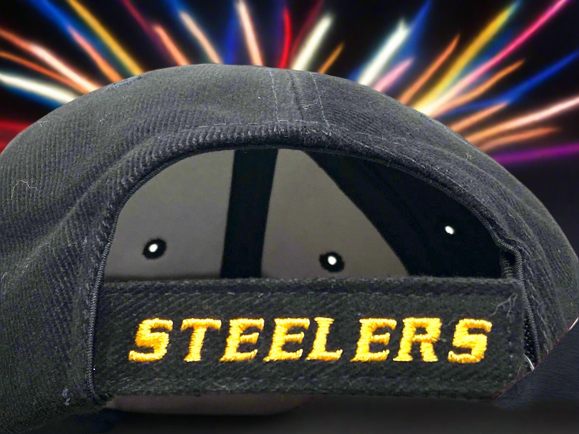 Pittsburgh Steelers Vintage NOS Adult NFL Black Logo Cap
