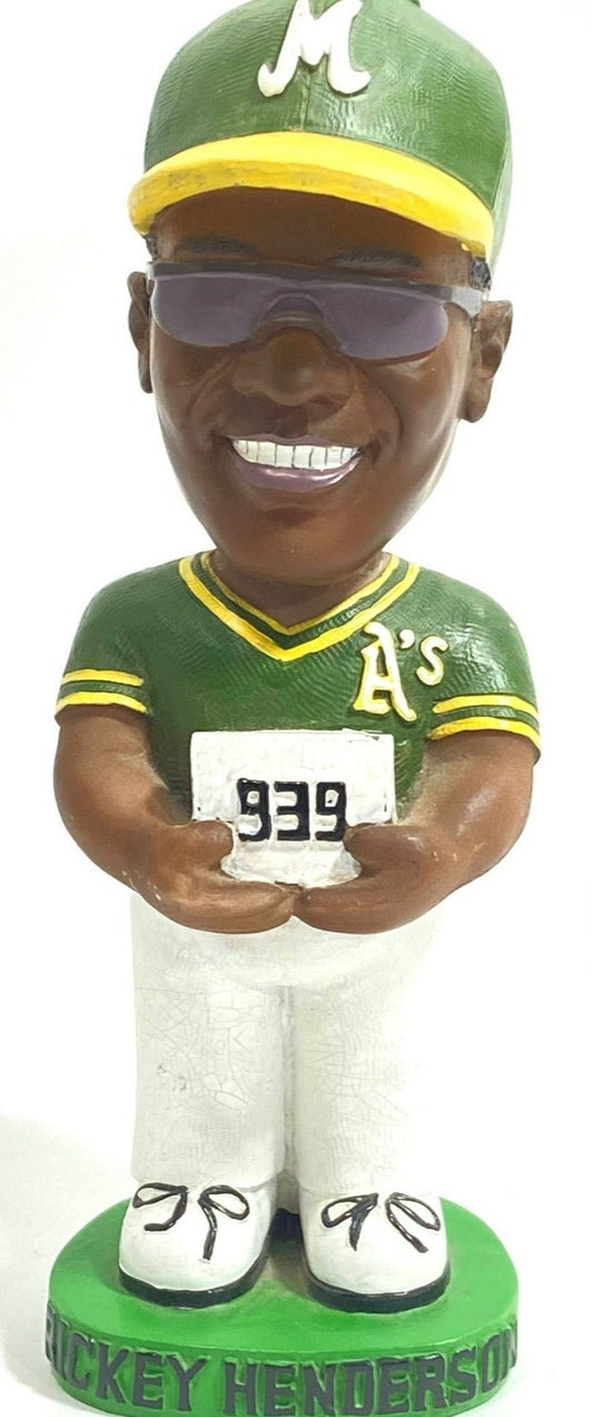 Rickey Henderson #949 Modesto Athletics 2002 Used Bobblehead