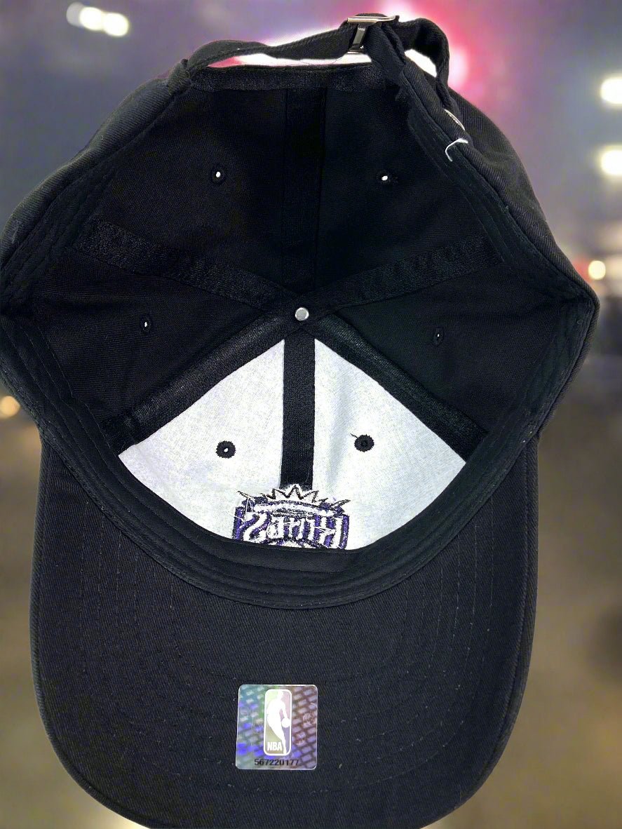 Sacramento Kings NBA Western Conference Old Logo NOS Black Cap