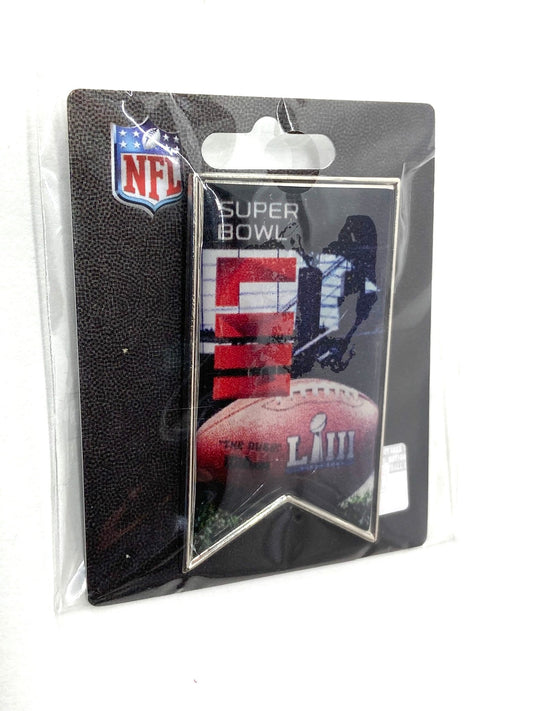 Super Bowl LIII (53) "Banner Football" 2019 NFL Collectible NOS Pin