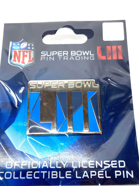 Super Bowl LIII (53) "Roman Numerals" NFL Collectible NOS Trading Pin