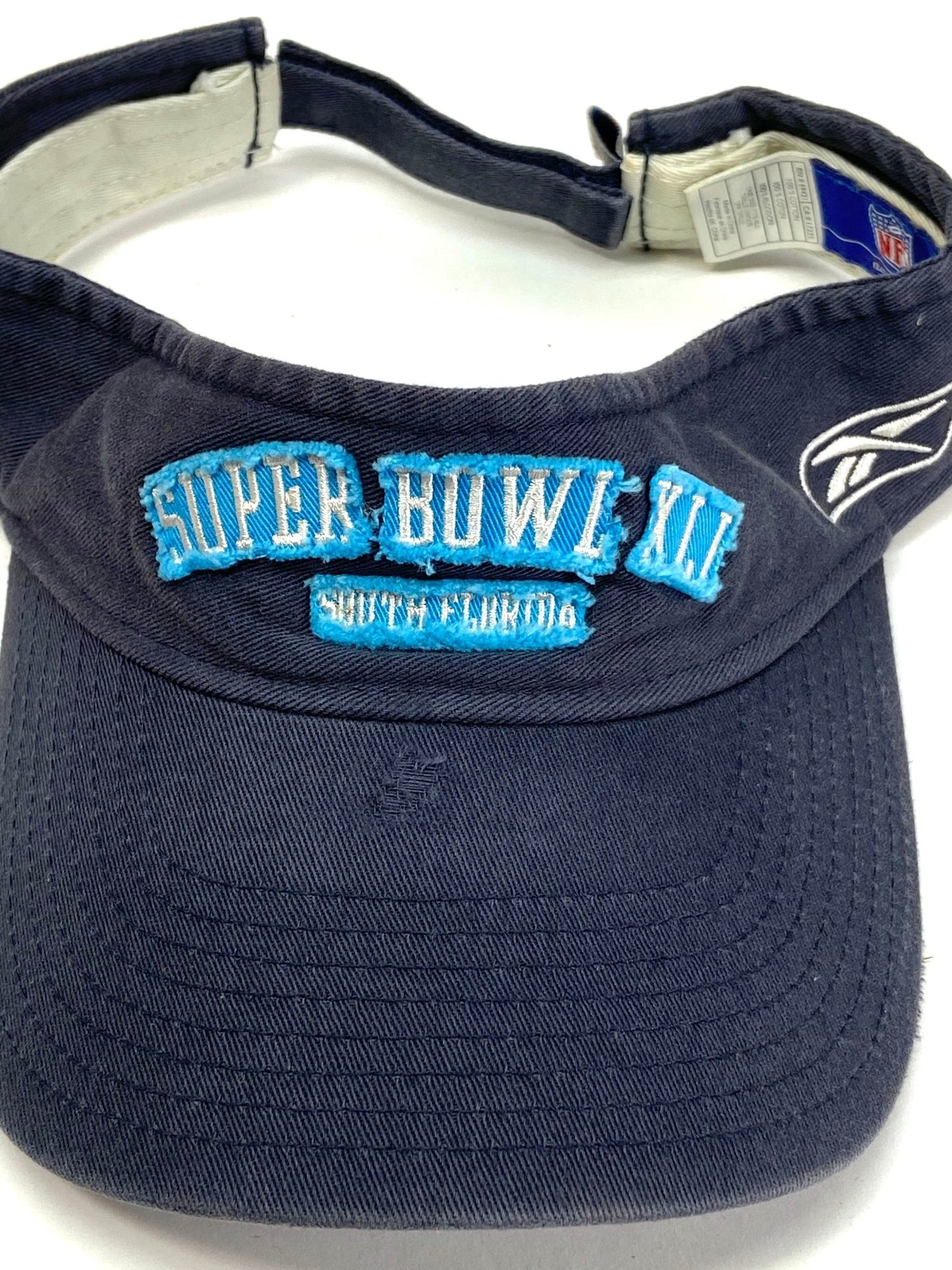 Super Bowl XLI (41) NFL "Tattered" NOS Adult Visors