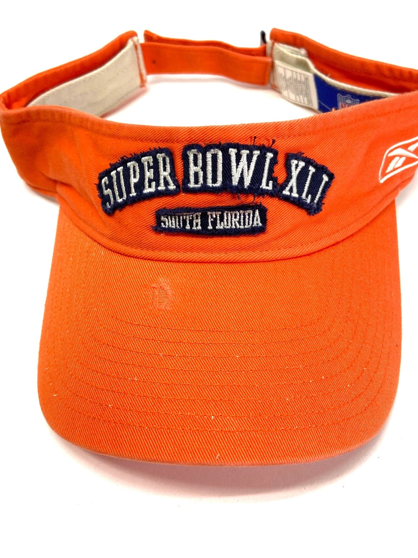 Super Bowl XLI (41) NFL "Tattered" NOS Adult Visors