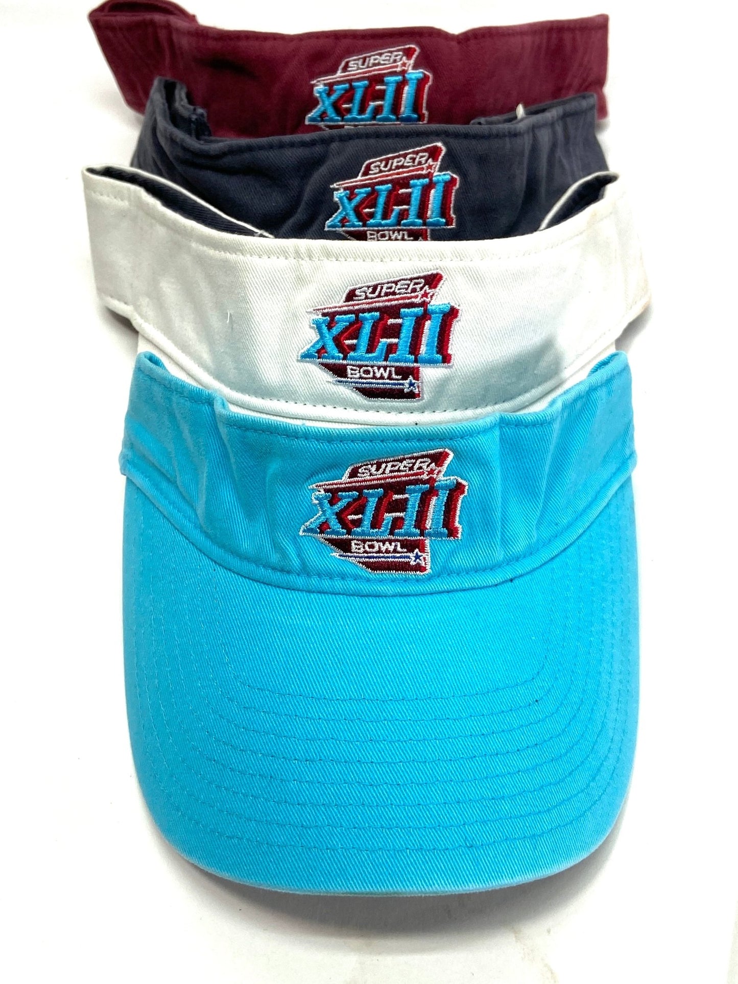 Super Bowl XLII (42) NFL Commemorative NOS Visors