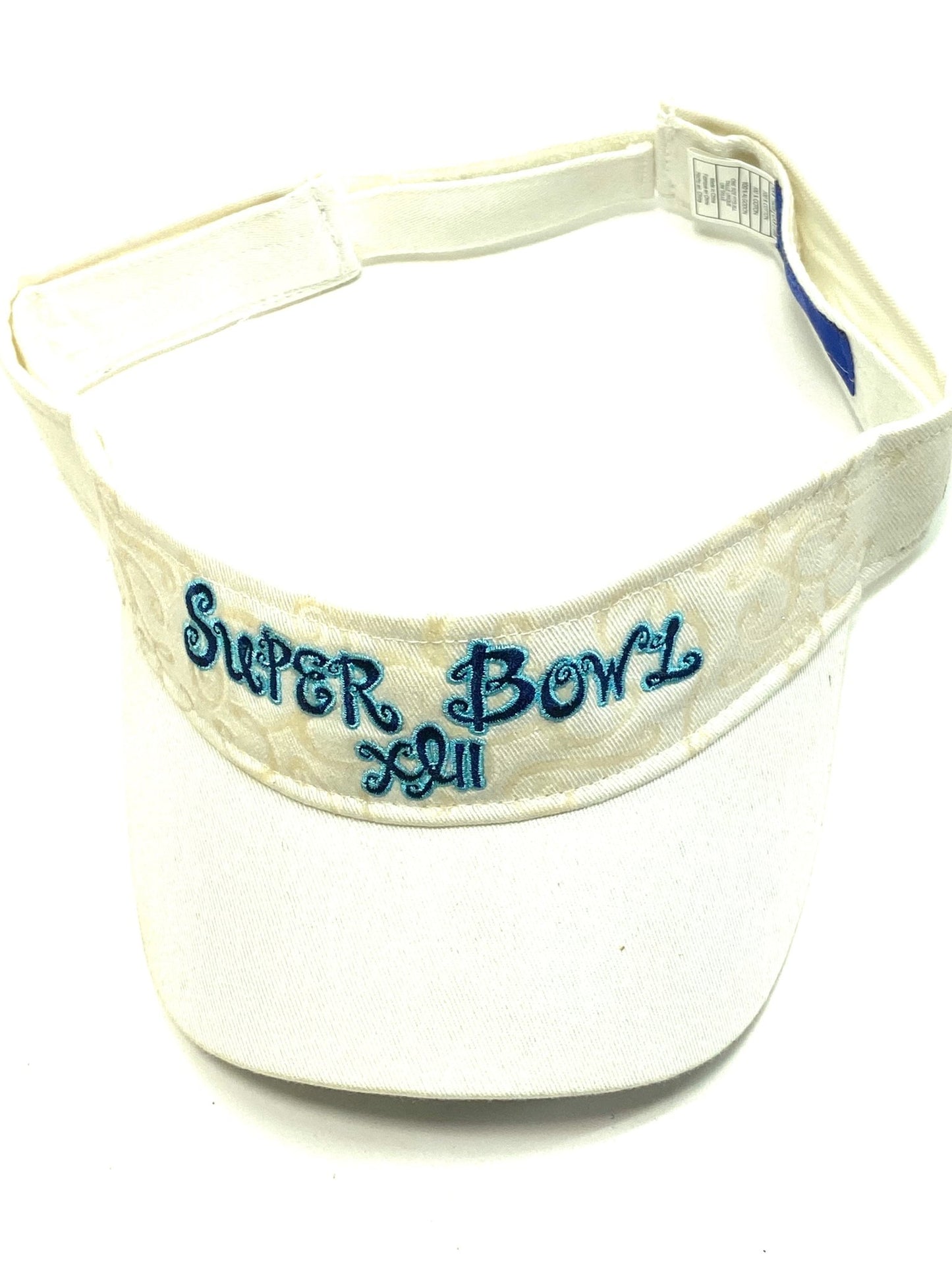Super Bowl XLII (42) NFL Commemorative Women's NOS Visors