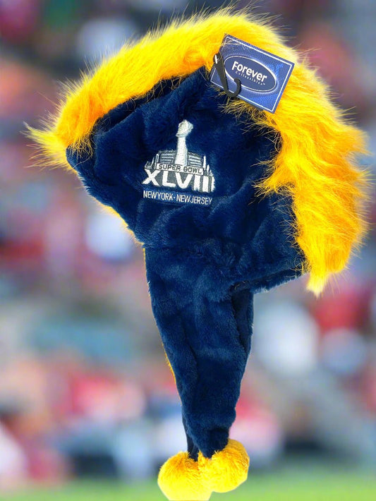 Super Bowl XLVIII (48) NFL Commemorative NOS Mohawk Dangle Hat