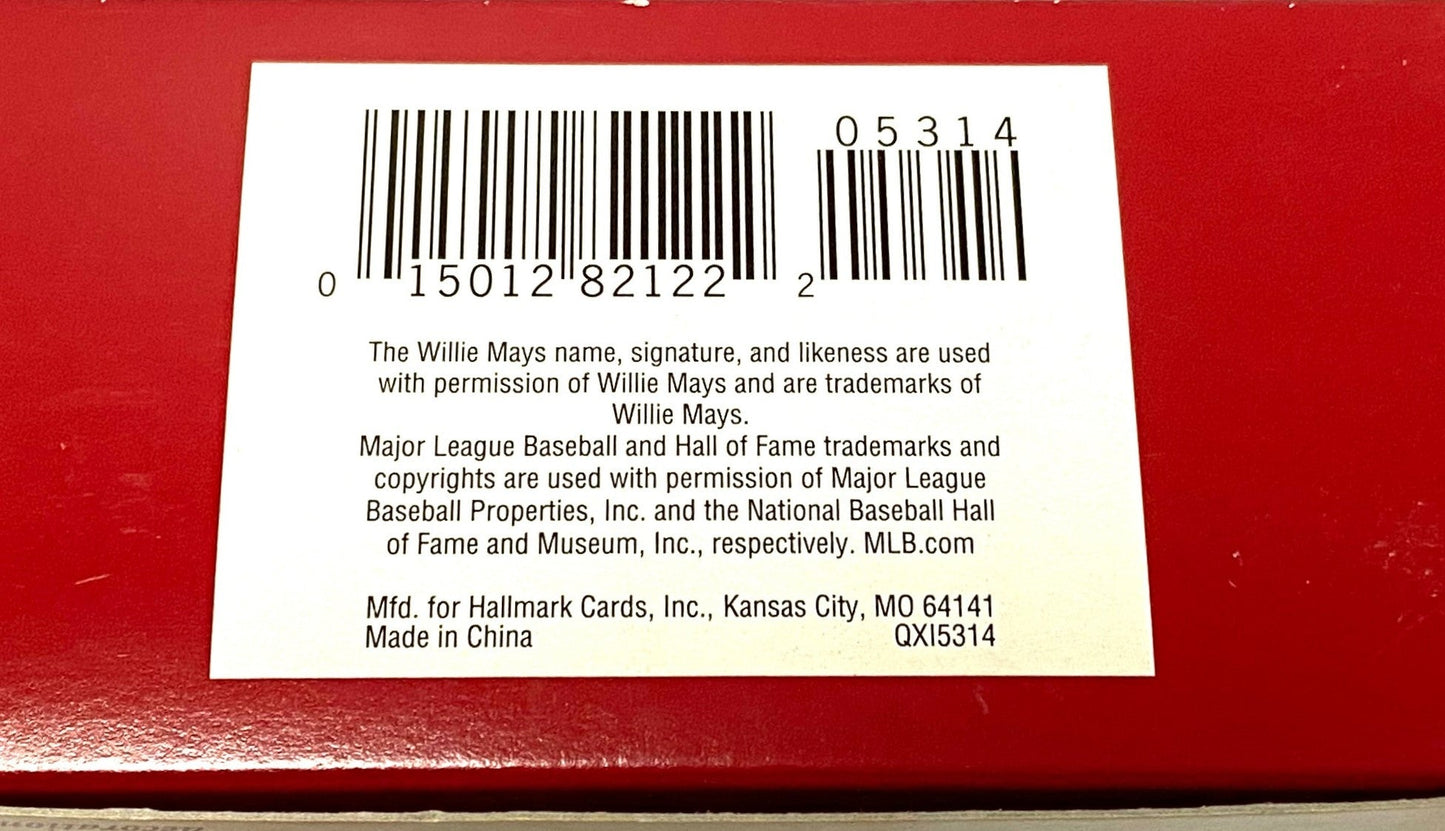 Willie Mays 2004 MLB San Francisco Giants Used Keepsake Ornament